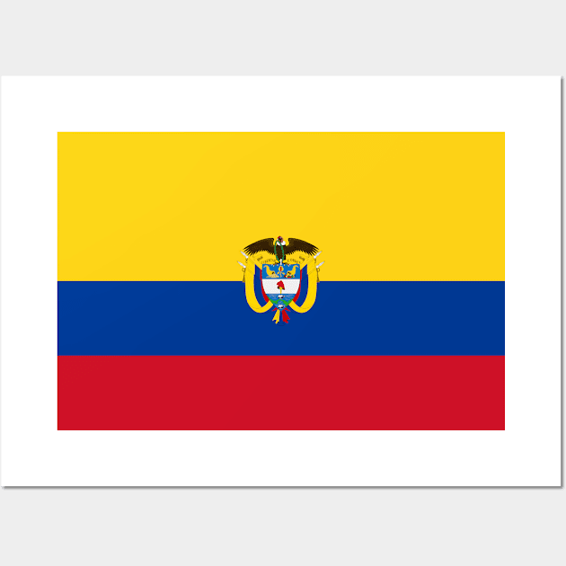 Colombia Flag Wall Art by Historia